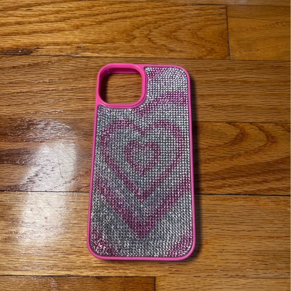 pink sparkle iPhone 13 case
